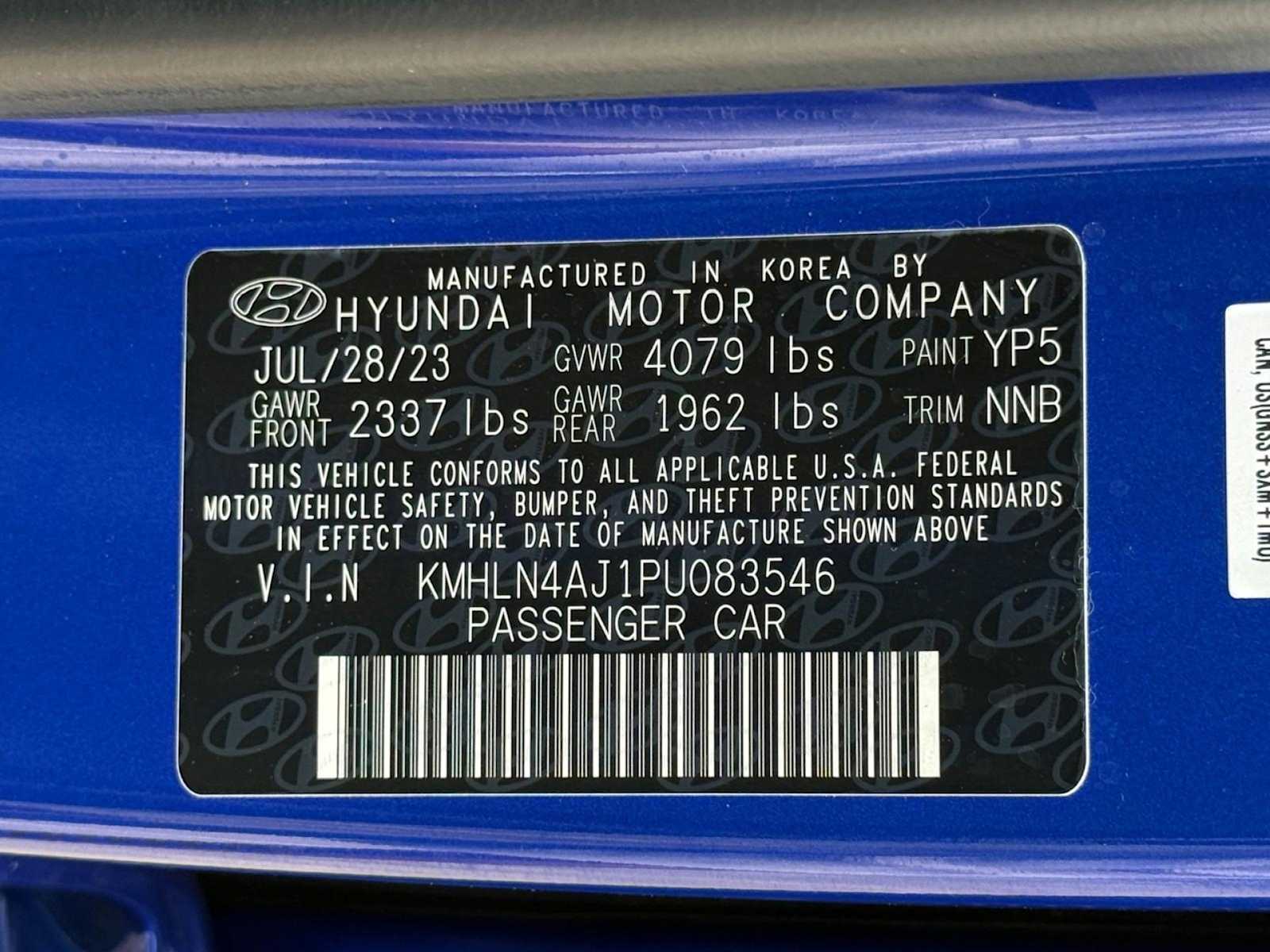 2023 Hyundai Elantra Limited Edition 21