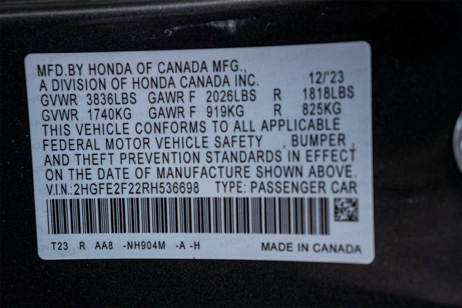 Thumbnail: 2024 Honda Civic - 21