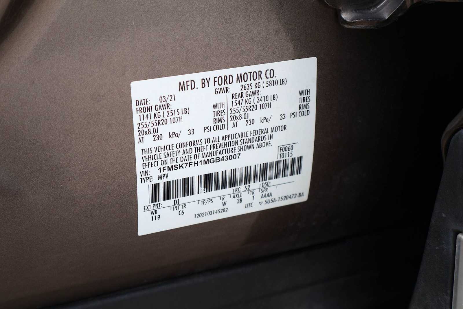 Thumbnail: 2021 Ford Explorer - 21