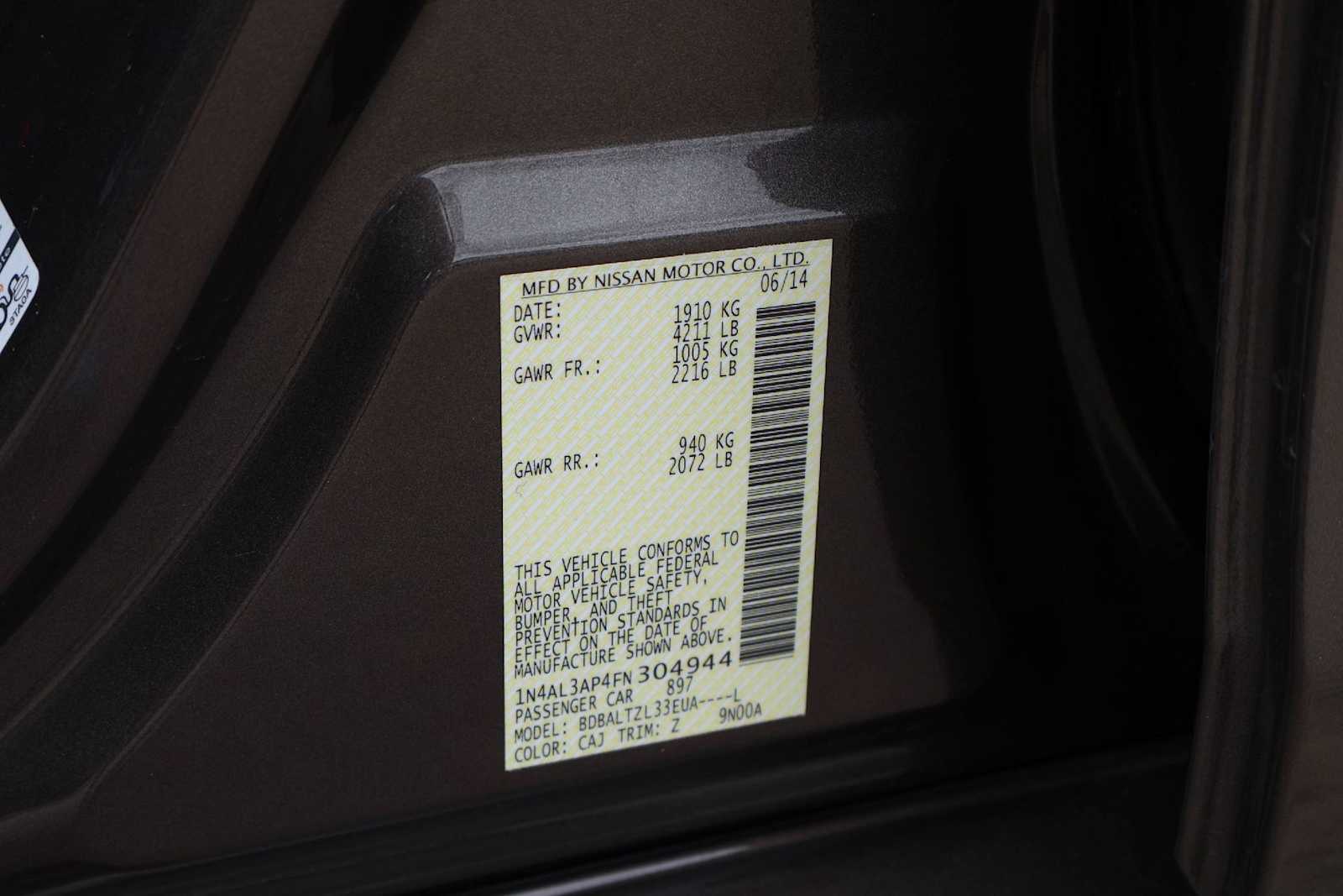 Thumbnail: 2015 Nissan Altima - 21