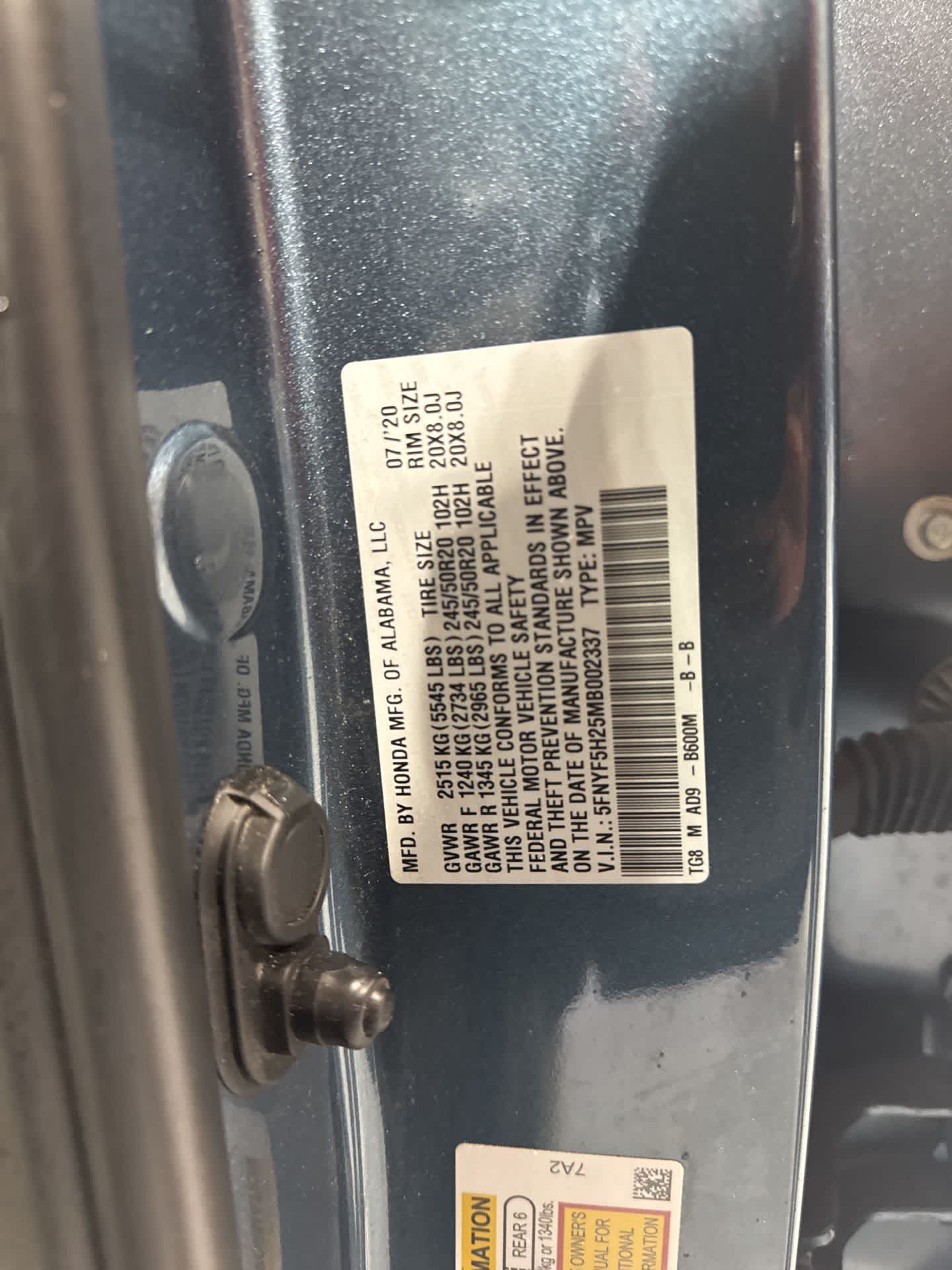 Thumbnail: 2021 Honda Pilot - 9