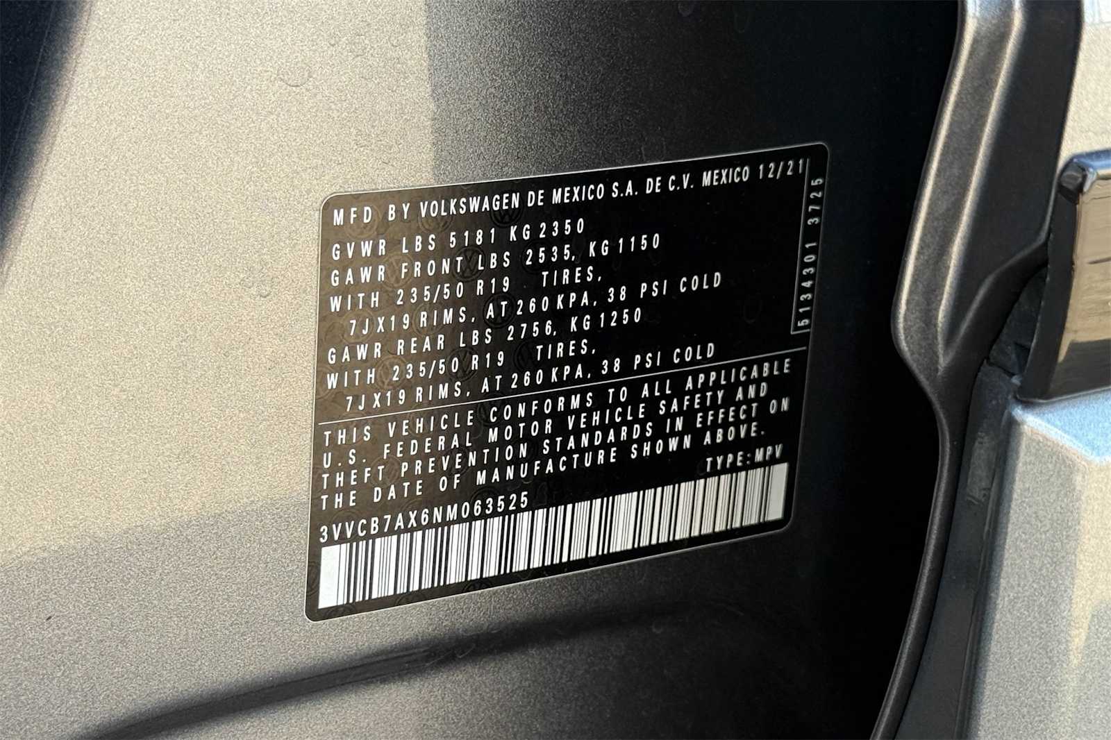 Thumbnail: 2022 Volkswagen Tiguan - 21