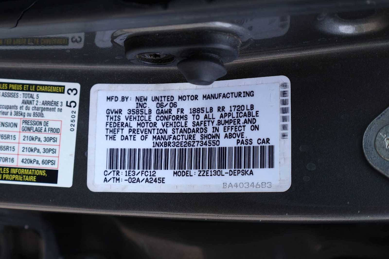 Thumbnail: 2006 Toyota Corolla - 21