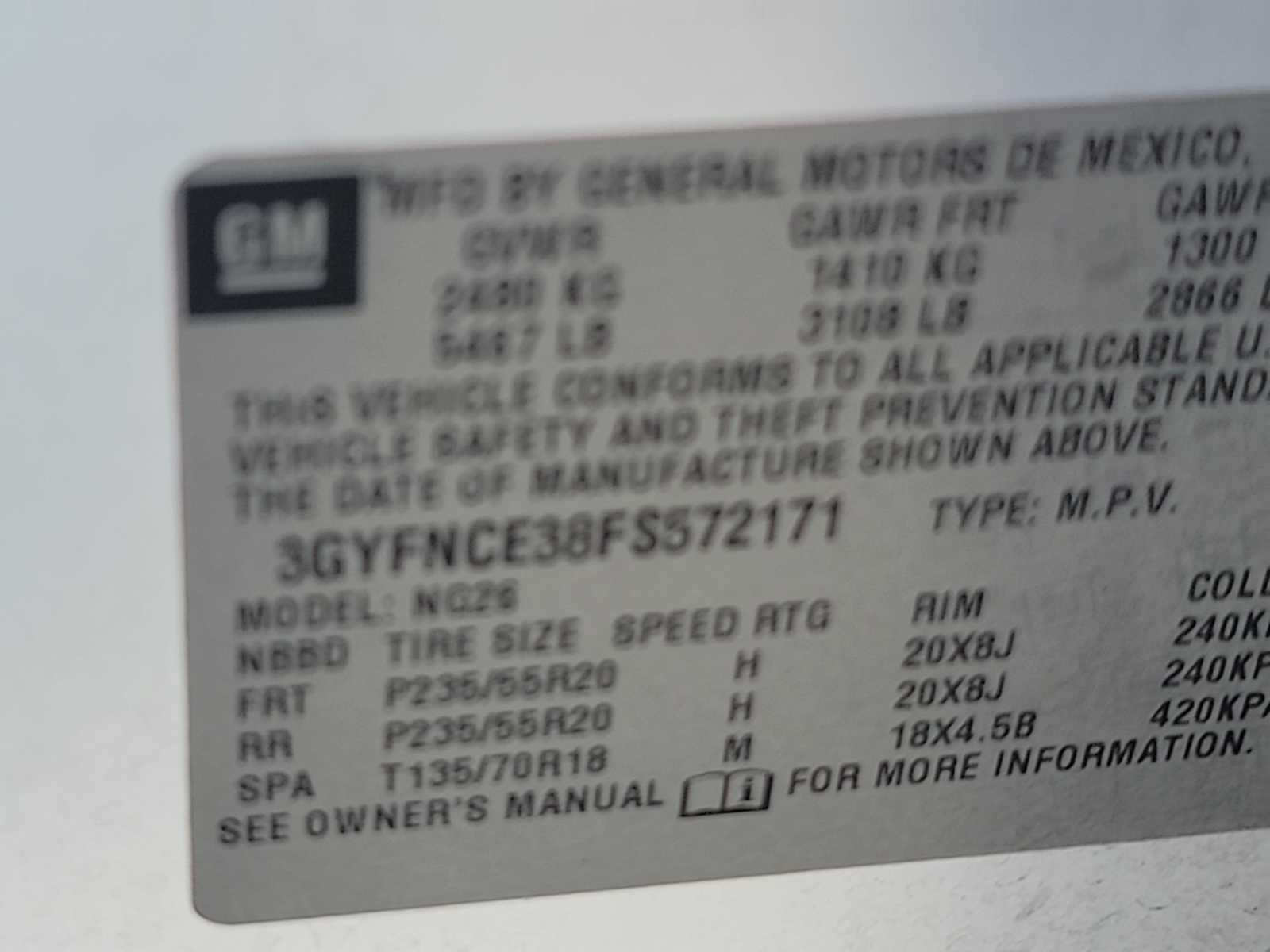 Thumbnail: 2015 Cadillac SRX - 12