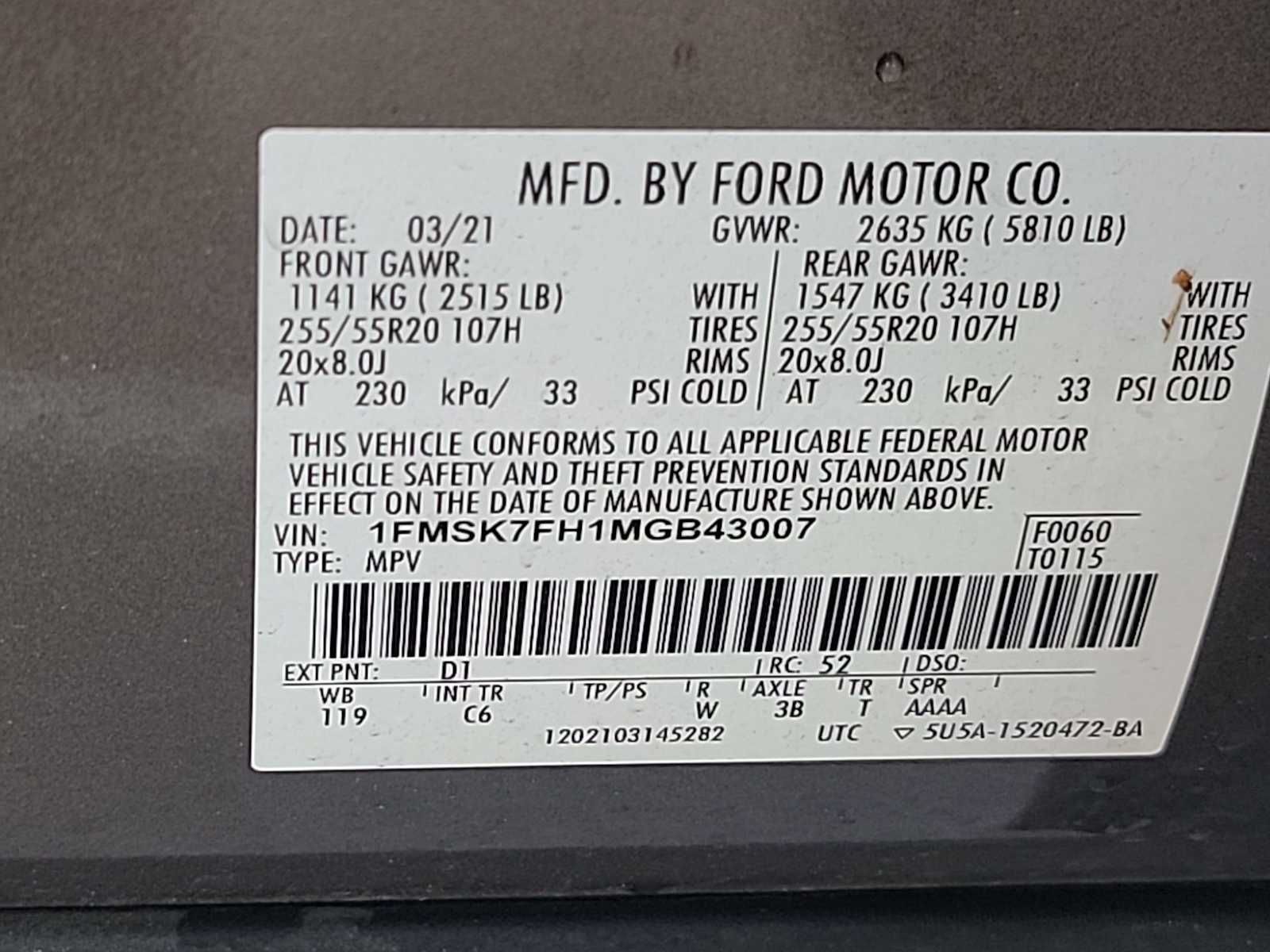 Thumbnail: 2021 Ford Explorer - 12