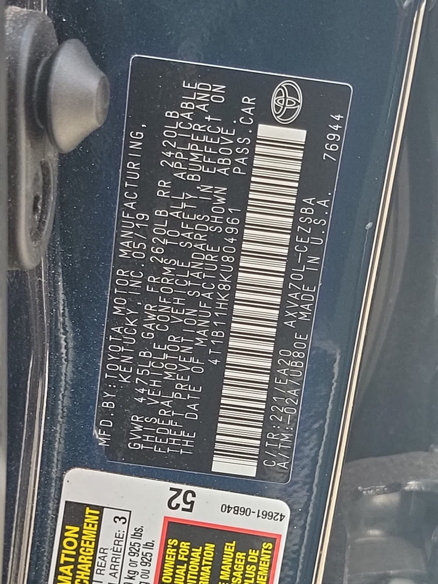 Thumbnail: 2019 Toyota Camry - 11