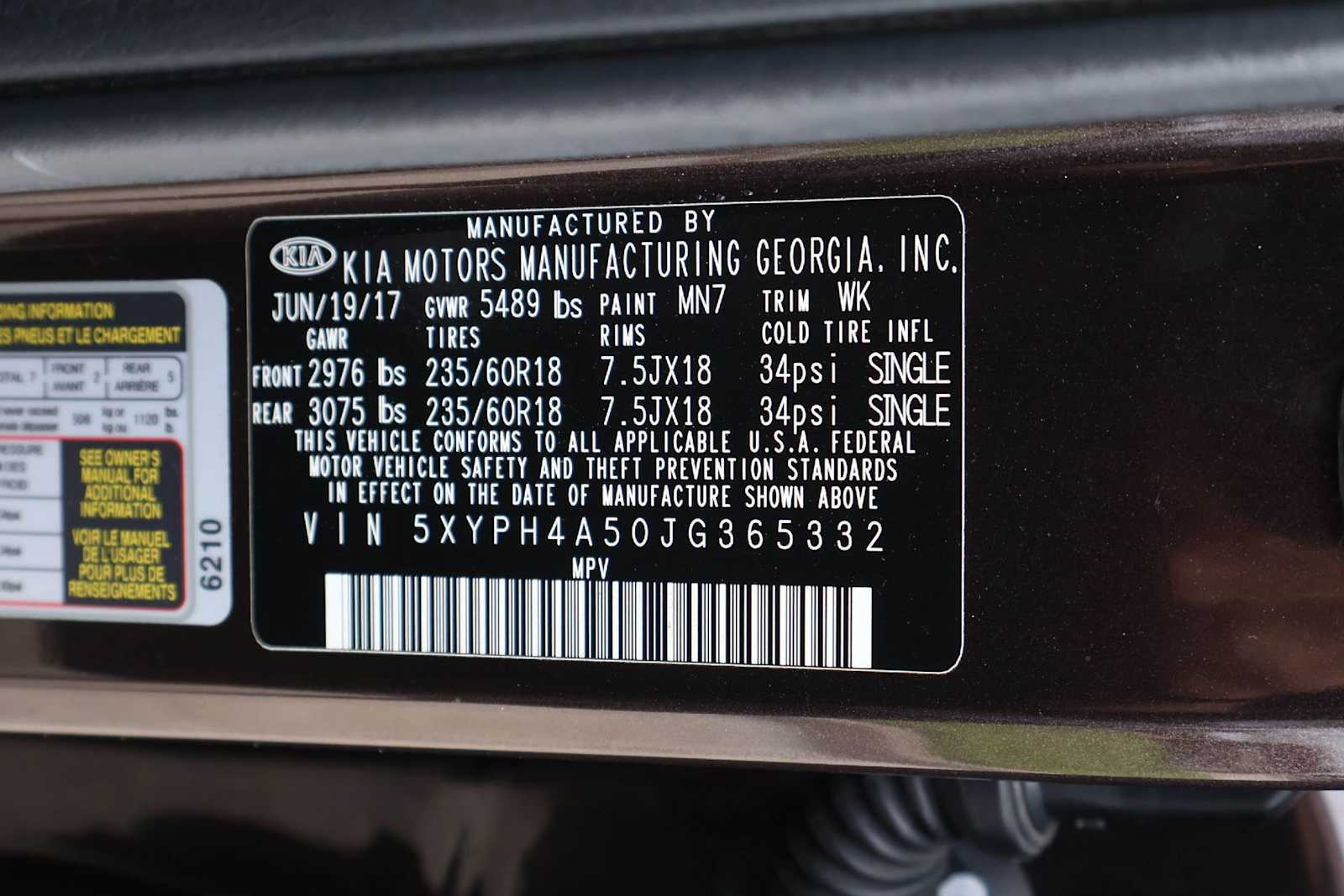 Thumbnail: 2018 Kia Sorento - 21