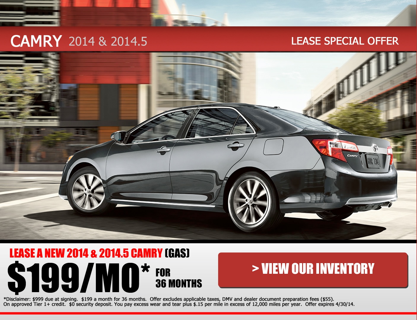 Toyota Camry Lease >> Toyota Camry Lease Special Offer John Elway S Crown Toyota Toyota Camry Lease >> Toyota Camry Lease Special Offer John Elway S Crown Toyota