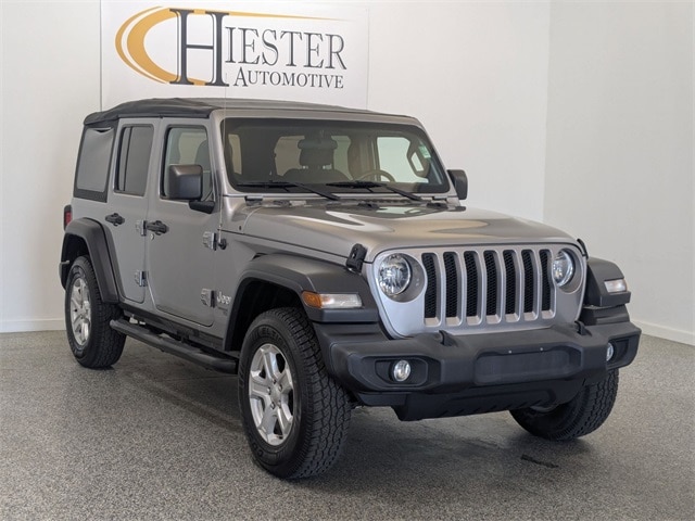 Certified 2020 Jeep Wrangler Unlimited Sport S with VIN 1C4HJXDN1LW328527 for sale in Lillington, NC