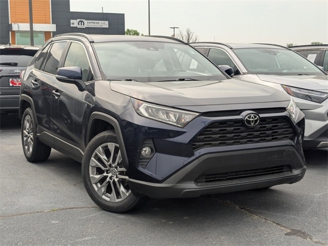 Used 2021 Toyota RAV4 XLE Premium with VIN JTMC1RFV1MD072700 for sale in Lillington, NC