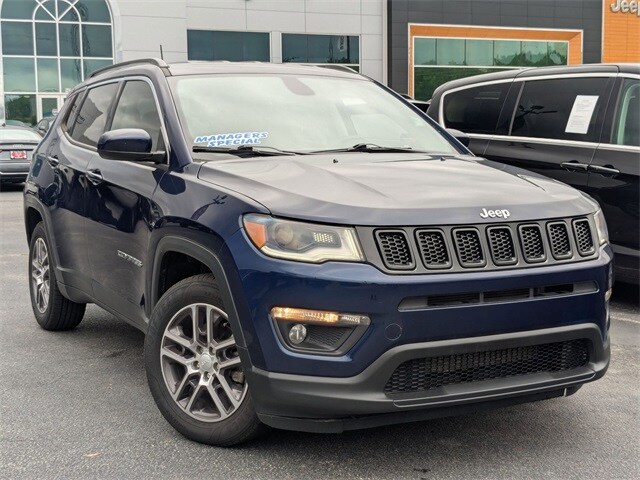Used 2020 Jeep Compass Latitude with VIN 3C4NJCBB2LT225062 for sale in Lillington, NC