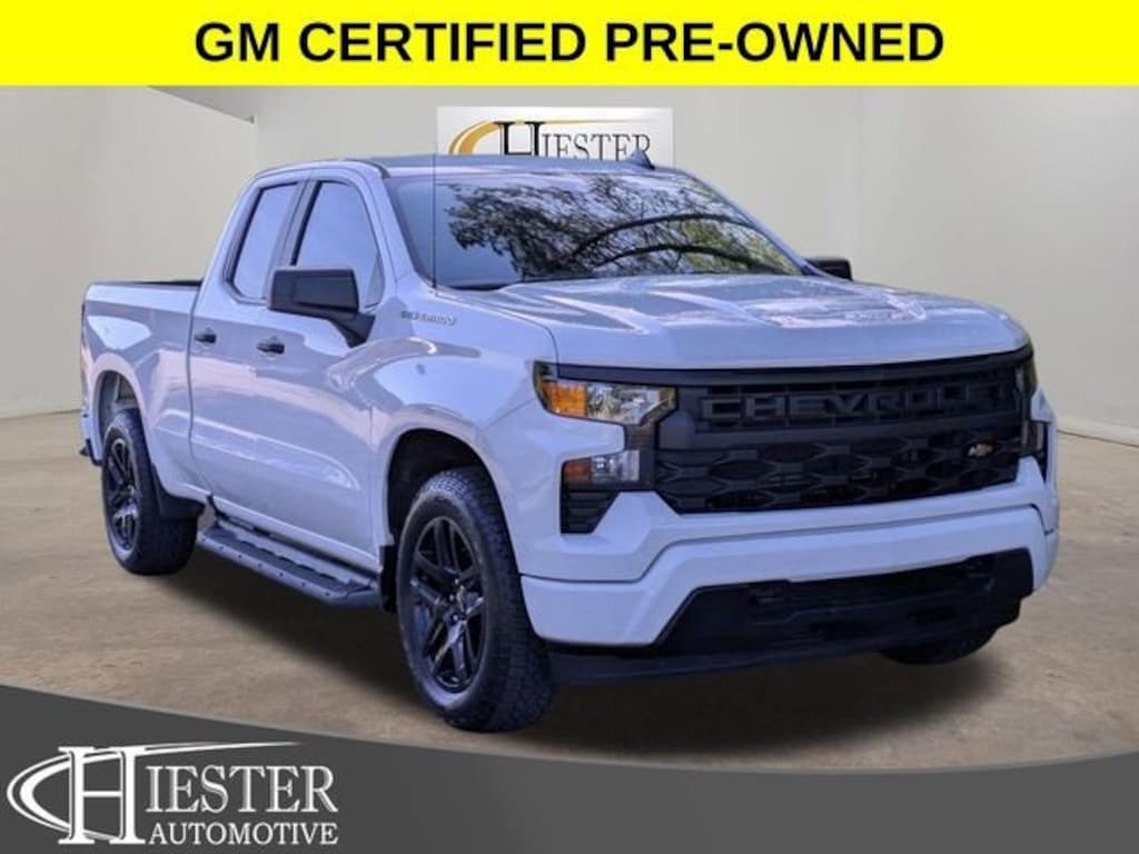 Certified 2023 Chevrolet Silverado 1500 Custom Truck Double Cab