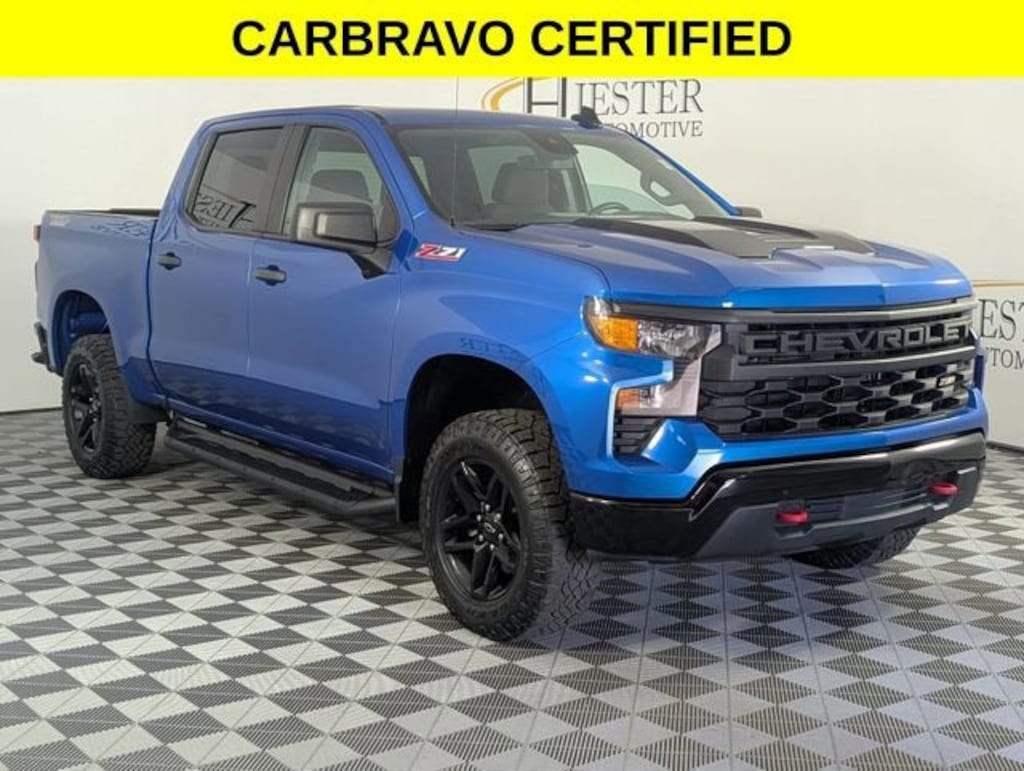 Used 2022 Chevrolet Silverado 1500 Custom Trail Boss Truck Crew Cab