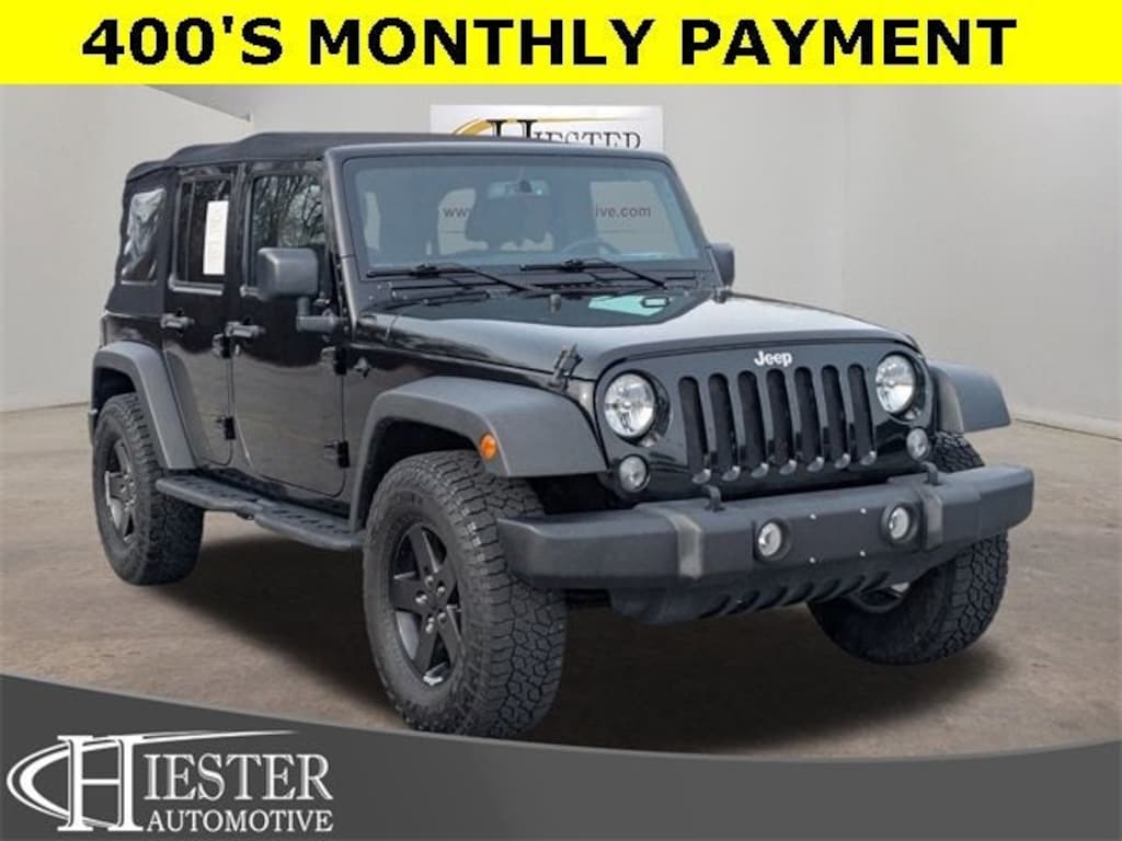 Used 2018 Jeep Wrangler JK Unlimited Sport S SUV