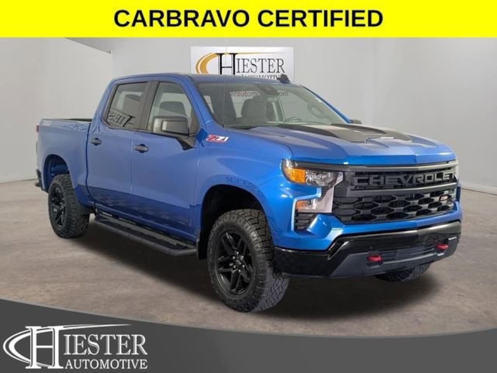 Used 2022 Chevrolet Silverado 1500 Custom Trail Boss Truck Crew Cab