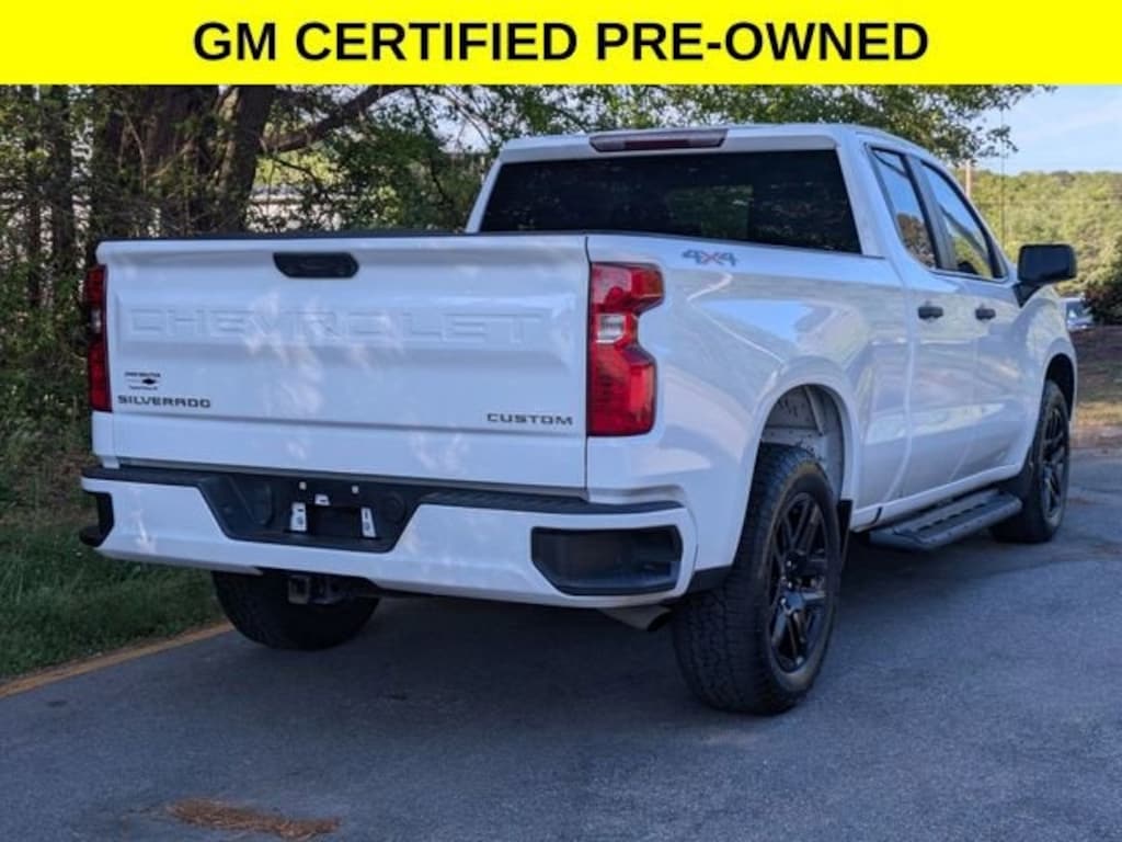 Certified 2023 Chevrolet Silverado 1500 Custom Truck Double Cab