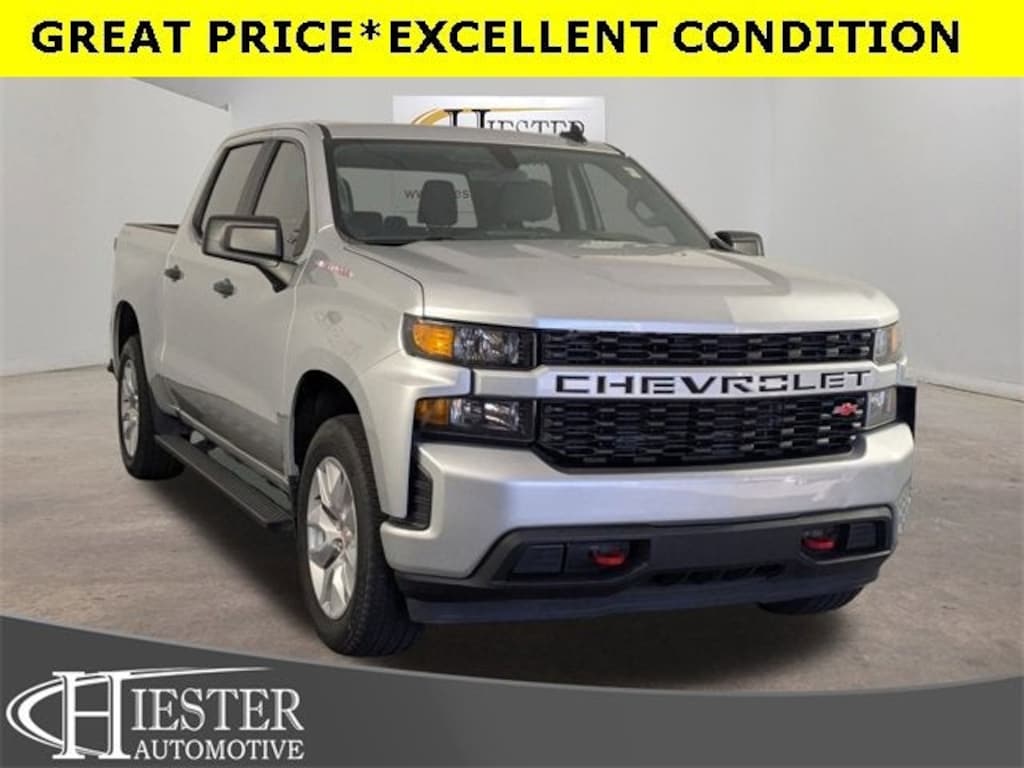 Certified 2021 Chevrolet Silverado 1500 Custom Truck Crew Cab