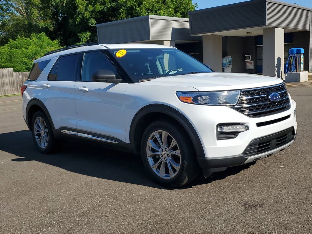 Used 2021 Ford Explorer XLT with VIN 1FMSK8DH3MGB94470 for sale in Paw, MI