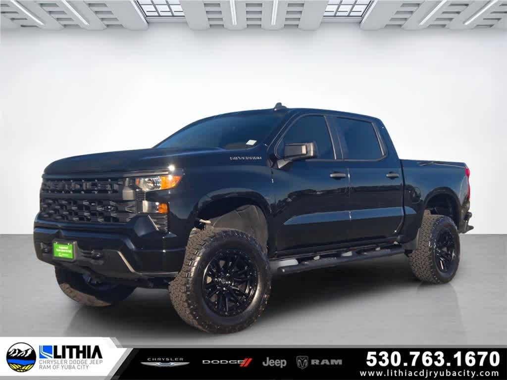Used 2022 Chevrolet Silverado 1500 Custom Truck Crew Cab