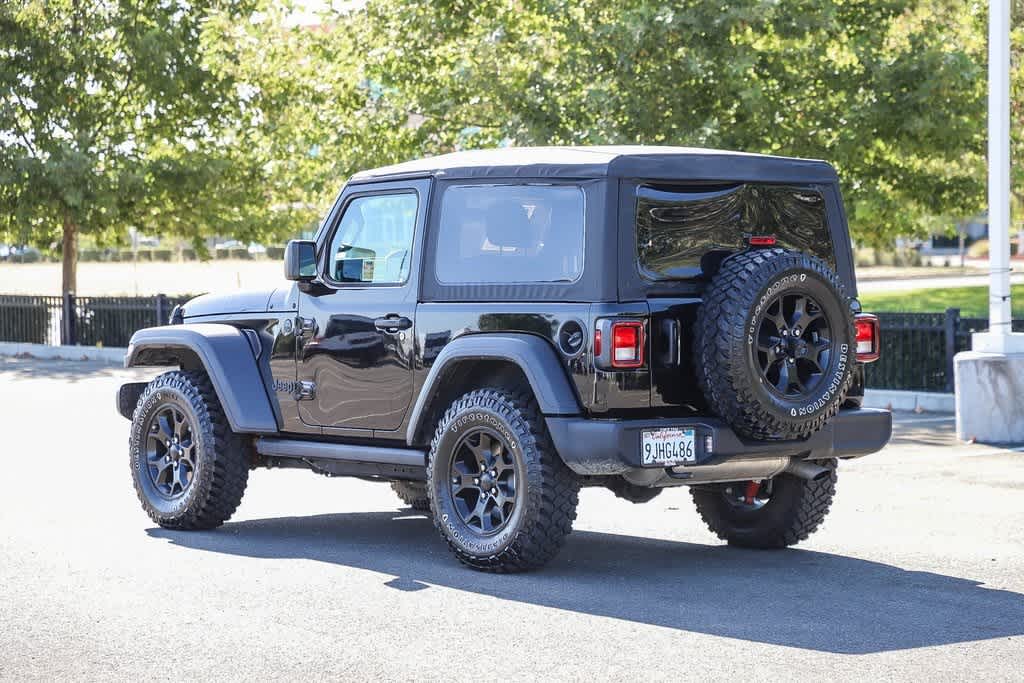 Used 2023 Jeep Wrangler 2-Door Willys with VIN 1C4HJXAG7PW576311 for sale in Yuba City, CA