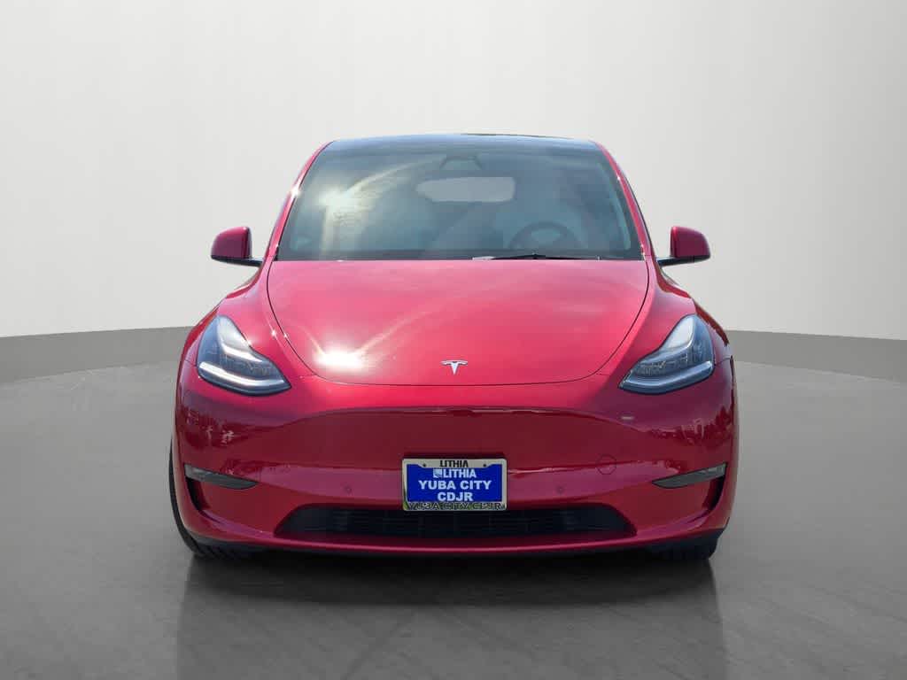 Used 2021 Tesla Model Y Long Range with VIN 5YJYGDEE5MF092028 for sale in Yuba City, CA