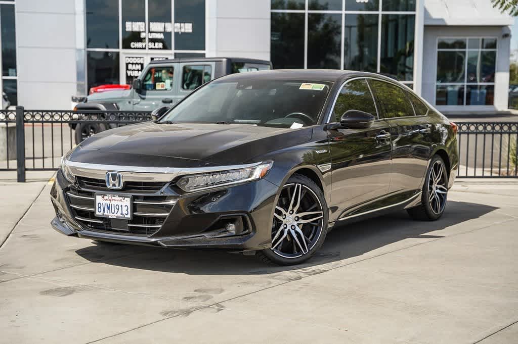 Used 2021 Honda Accord Hybrid Touring with VIN 1HGCV3F91MA004596 for sale in Yuba City, CA