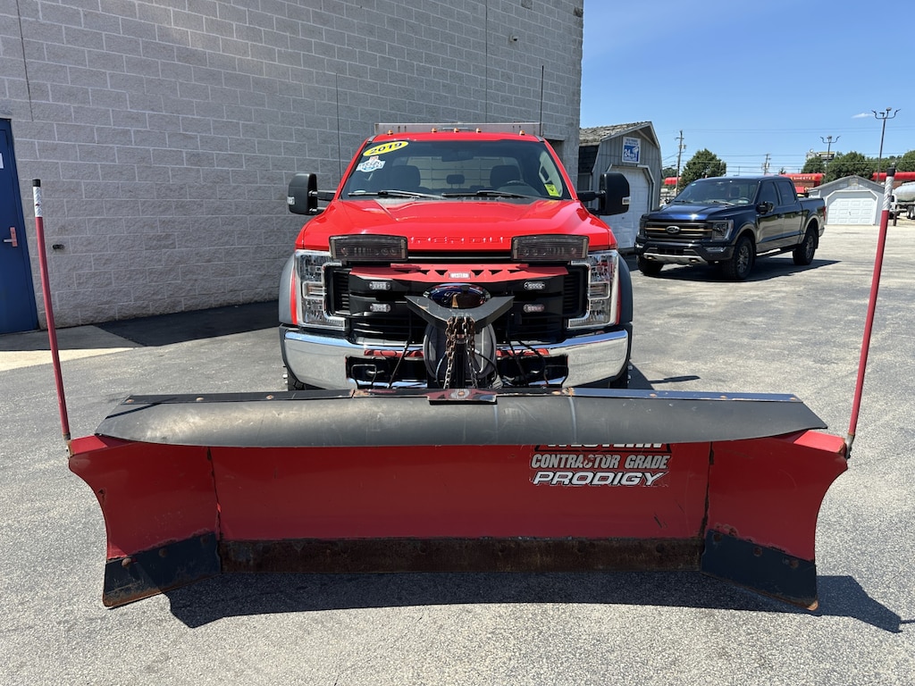Used 2019 Ford F-550 Chassis XL Plow Truck w/ Commercial Spreader Truck Super Cab