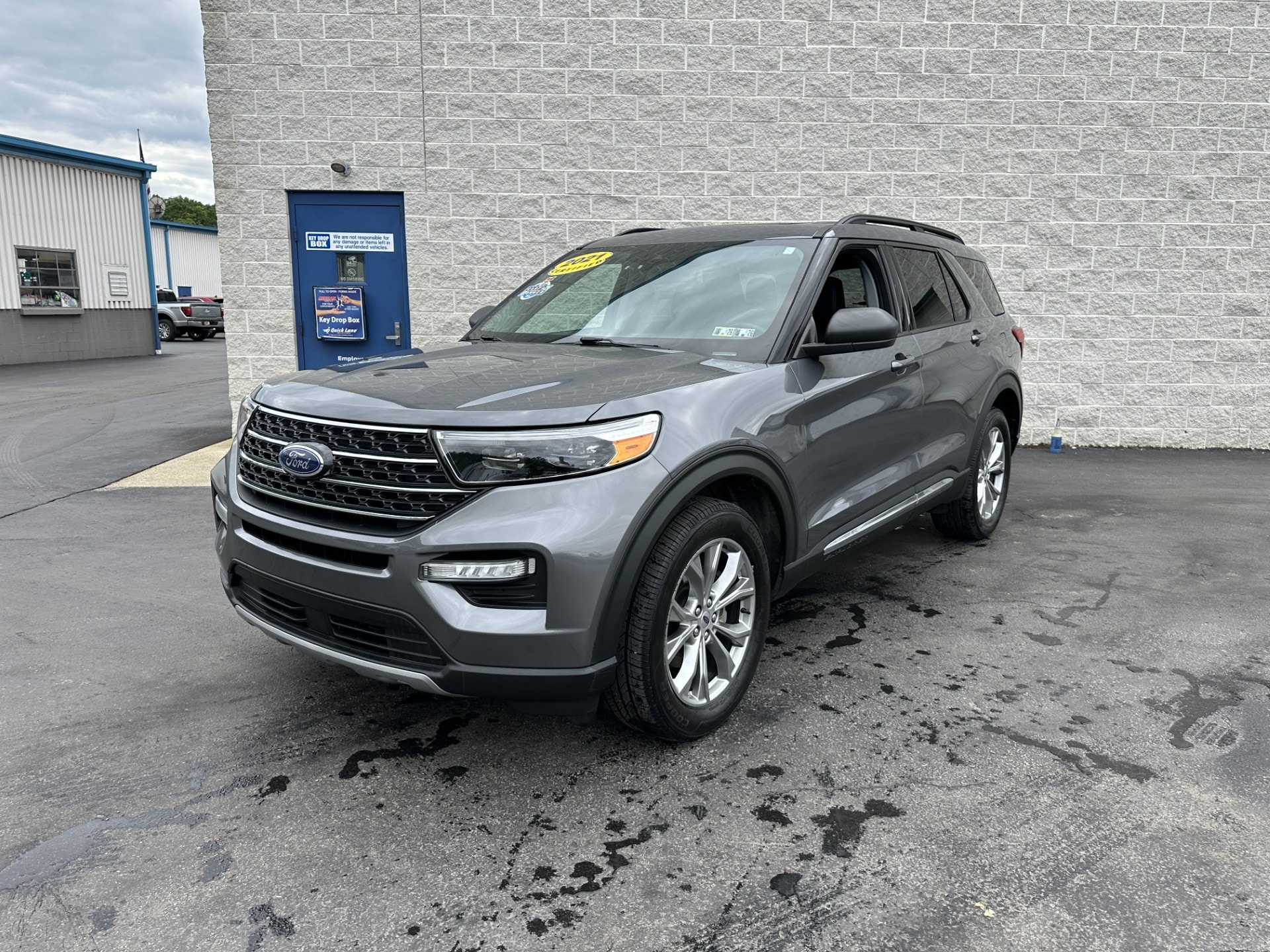 Certified 2021 Ford Explorer XLT with VIN 1FMSK8DHXMGC47195 for sale in Connellsville, PA