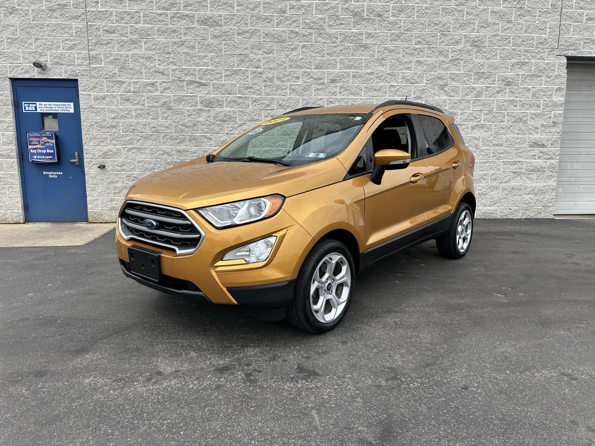 Used 2021 Ford EcoSport SE with VIN MAJ6S3GLXMC401801 for sale in Connellsville, PA