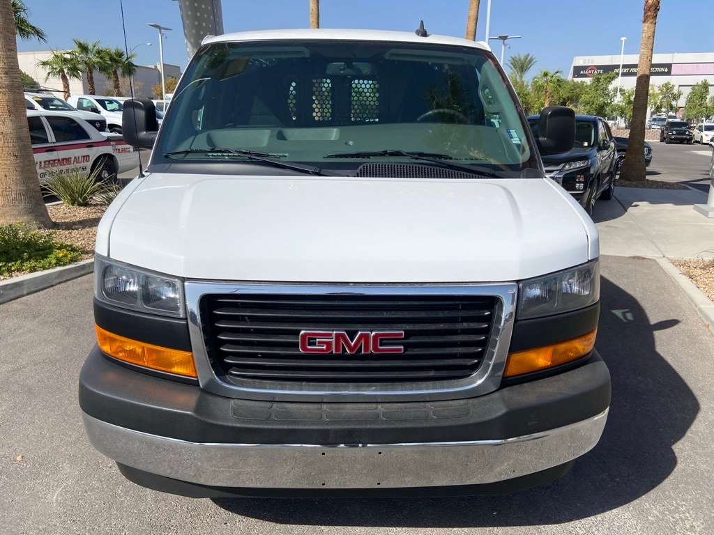 Used 2021 GMC Savana Cargo Work Van with VIN 1GTW7AFP7M1255955 for sale in Las Vegas, NV