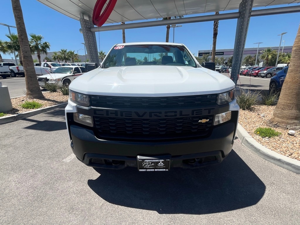 Used 2020 Chevrolet Silverado 1500 Work Truck with VIN 3GCNYAEH2LG193089 for sale in Las Vegas, NV