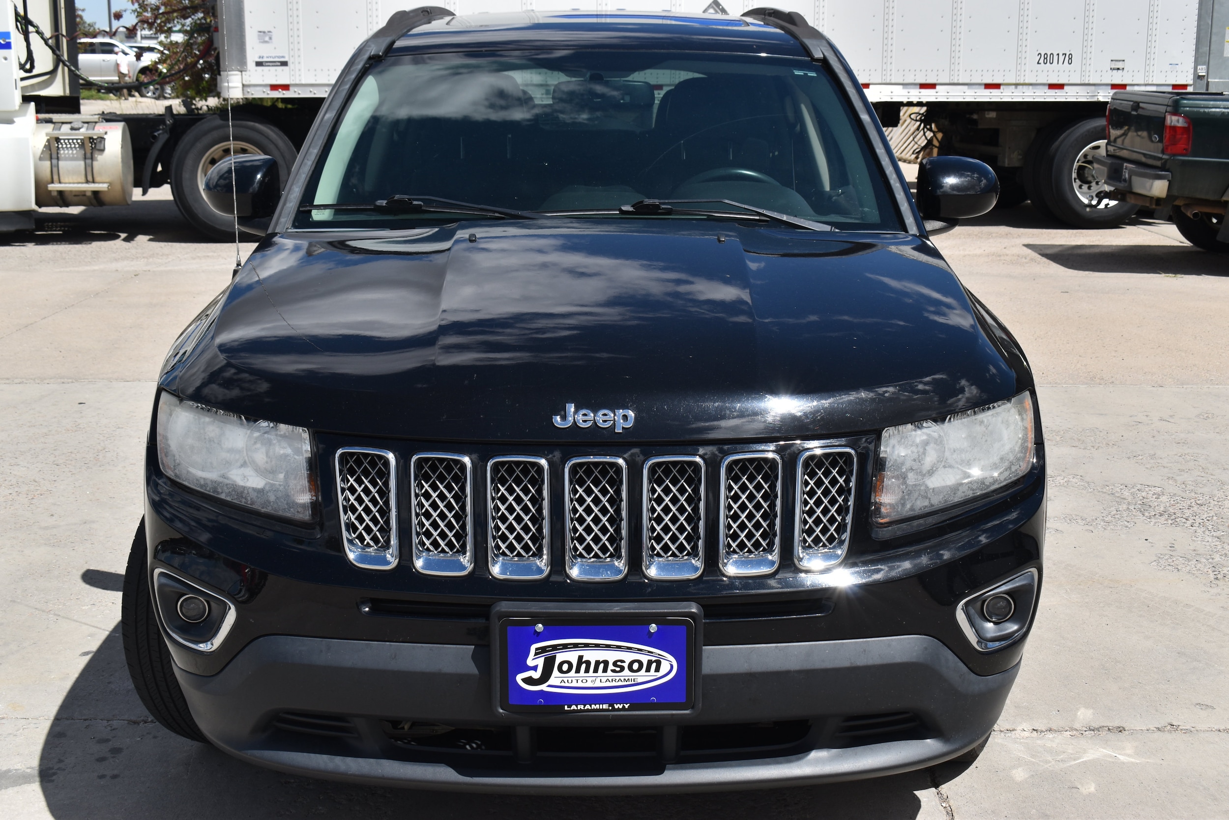 Used 2015 Jeep Compass Latitude with VIN 1C4NJDEB0FD395836 for sale in Laramie, WY