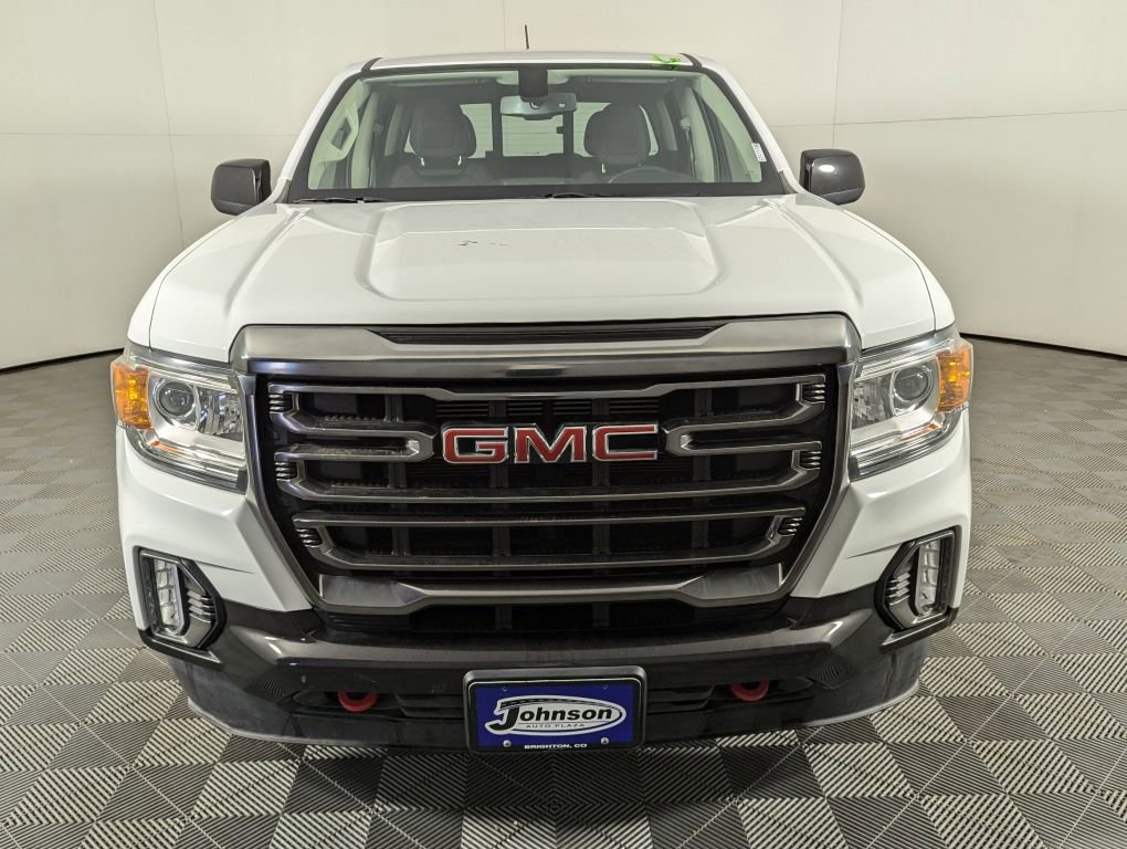 Certified 2021 GMC Canyon AT4 with VIN 1GTG6FENXM1183749 for sale in Brighton, CO