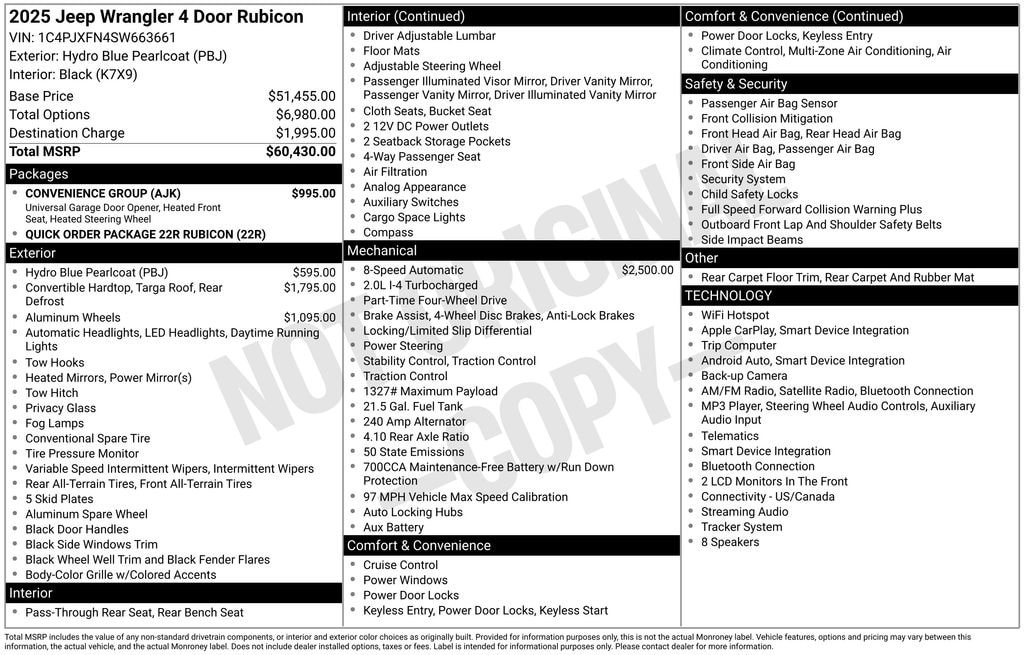 Used 2025 Jeep Wrangler Rubicon