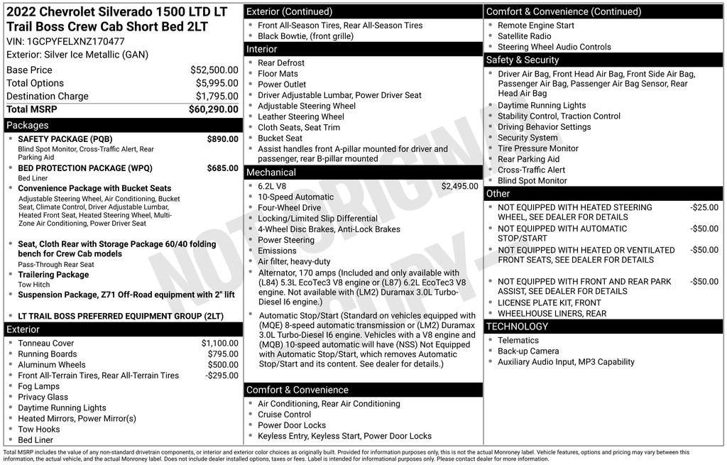 2022 Chevrolet Silverado 1500 Limited LT Trail Boss - Photo 38