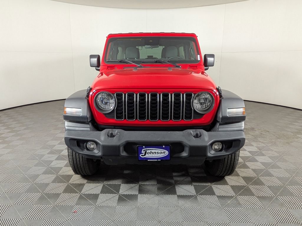Used 2024 Jeep Wrangler 4-Door Sport S with VIN 1C4PJXDN5RW268806 for sale in Brighton, CO