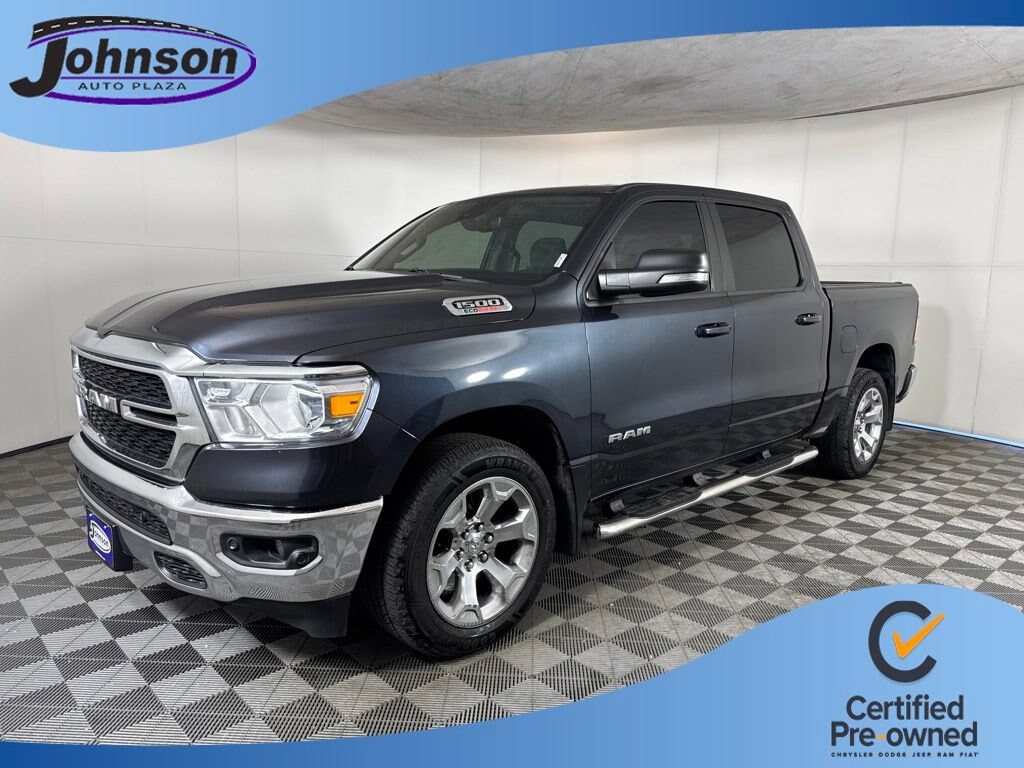 Used 2021 Ram 1500 Big Horn Crew Cab 4x4 57 Box Truck