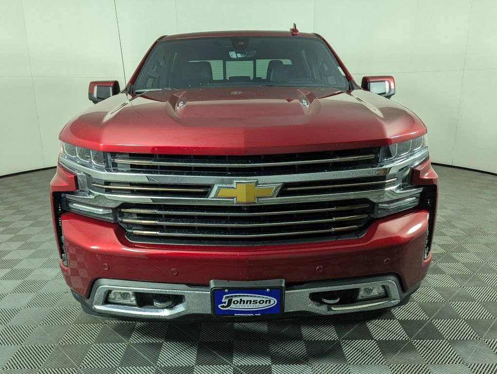 Certified 2021 Chevrolet Silverado 1500 High Country with VIN 1GCUYHELXMZ334839 for sale in Brighton, CO