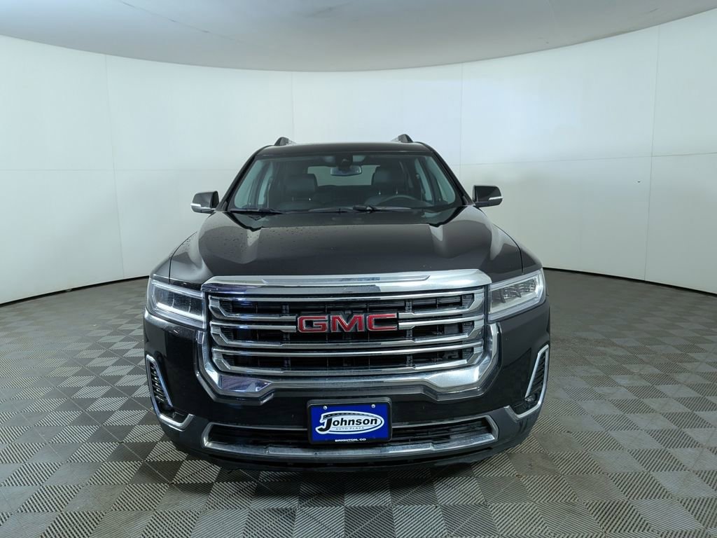 Certified 2023 GMC Acadia SLT with VIN 1GKKNUL4XPZ253451 for sale in Brighton, CO