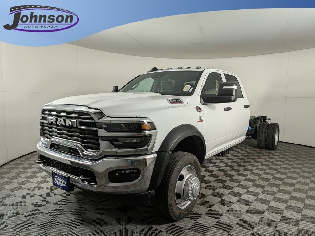 New 2025 Ram 5500 Chassis Cab 5500 TRADESMAN CHASSIS CREW CAB 4X4 84' CA Pickup