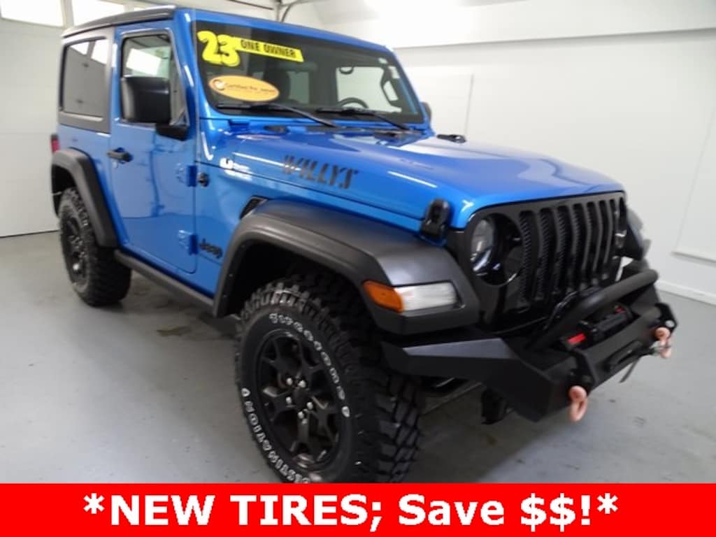 Certified 2023 Jeep Wrangler Willys SUV