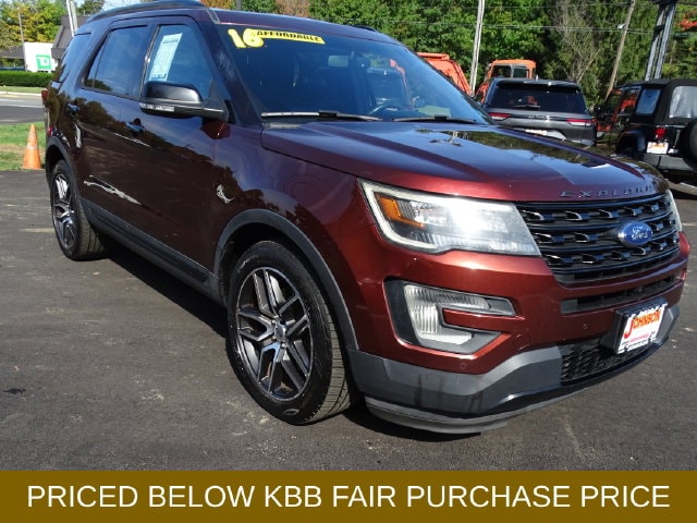 Used 2016 Ford Explorer Sport with VIN 1FM5K8GT2GGC97526 for sale in Mount Olive, NJ