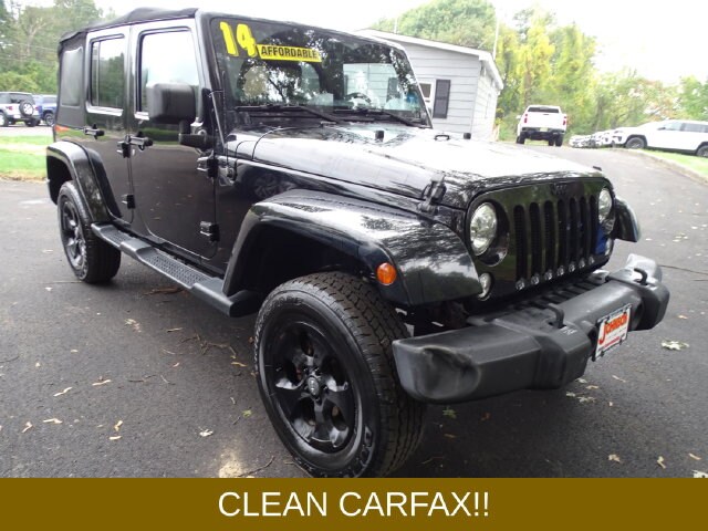 Used 2014 Jeep Wrangler Unlimited Sahara with VIN 1C4BJWEG4EL179518 for sale in Mount Olive, NJ