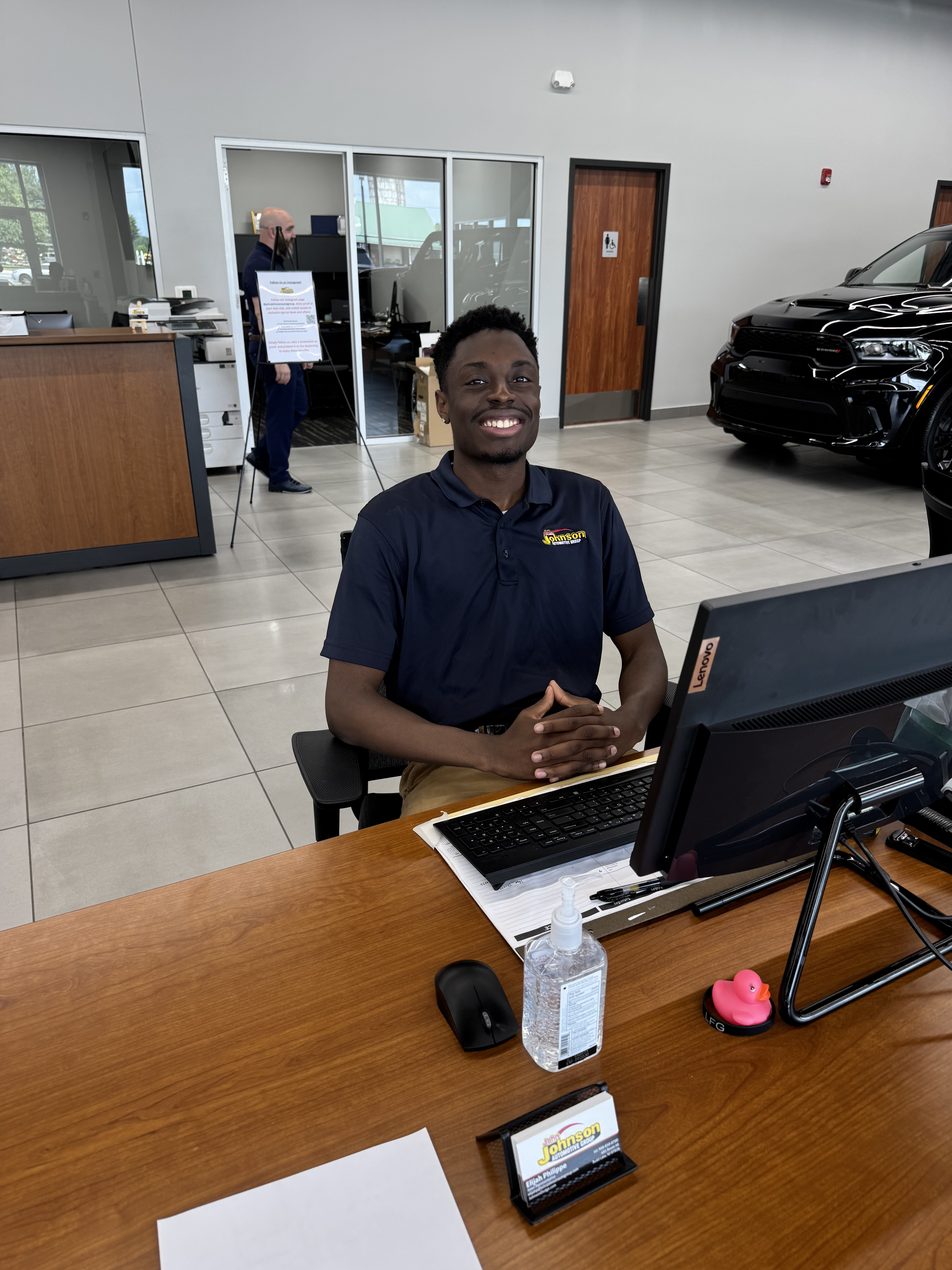 Staff member Elijah Philippe from d755b706349b