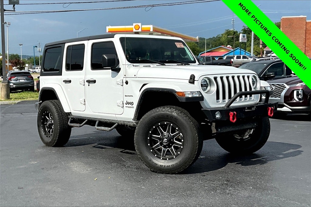 Used 2018 Jeep All-New Wrangler Unlimited Sahara with VIN 1C4HJXEG9JW302237 for sale in Johnson City, TN