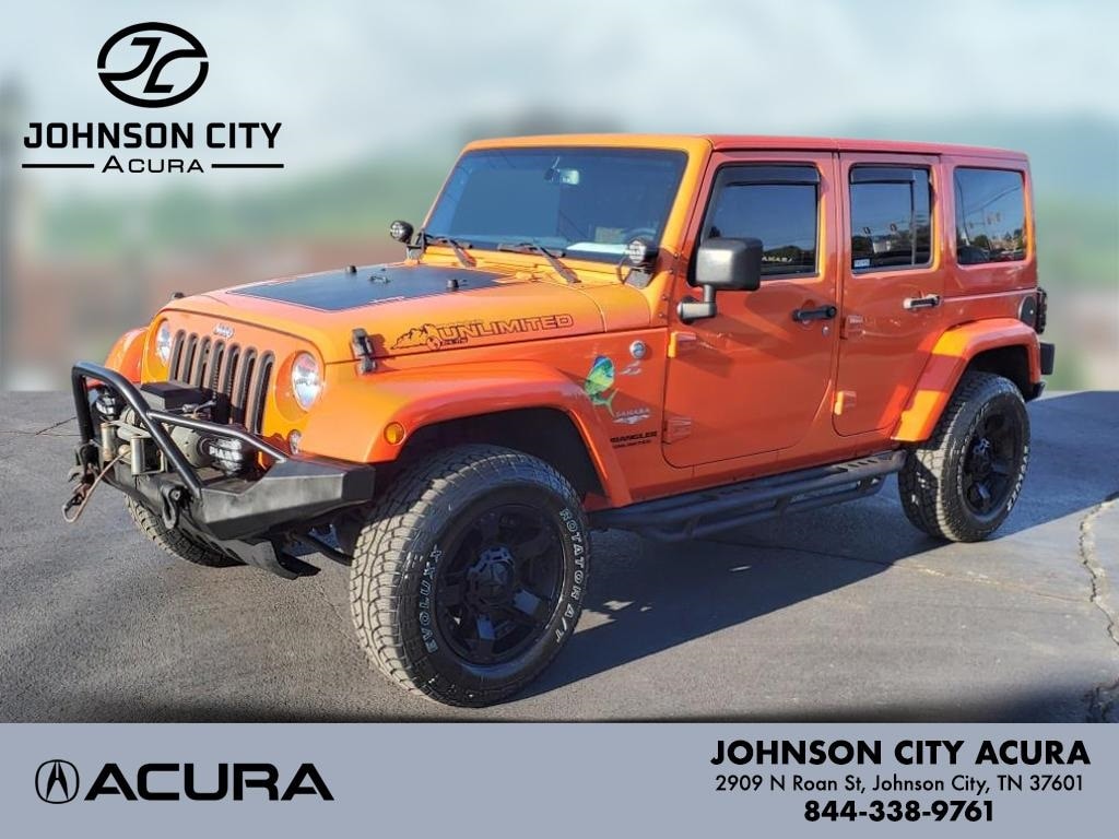 Used 2015 Jeep Wrangler Unlimited Sahara with VIN 1C4BJWEG4FL695749 for sale in Johnson City, TN