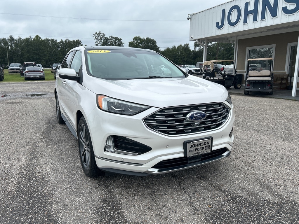 Used 2019 Ford Edge Titanium with VIN 2FMPK3K95KBB74004 for sale in Atmore, AL