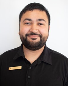 Staff member Sagarkumar Darji from 8289215a6aab