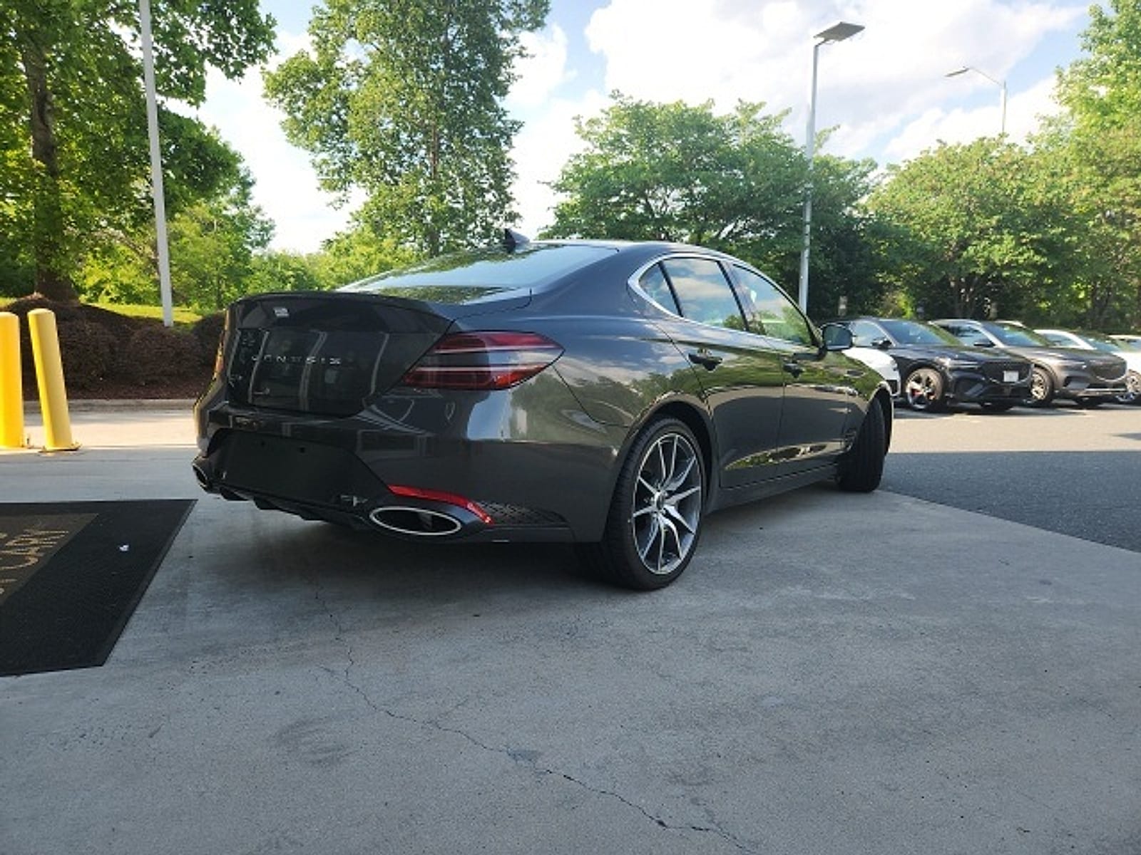 Used 2025 GENESIS G70 Standard with VIN KMTG34SC2SU150502 for sale in Cary, NC