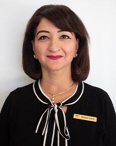 Staff member Monica Gupta from efb90111b3d9